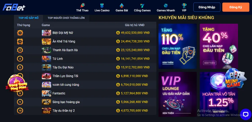 Hoàn trả không giới hạn 99win